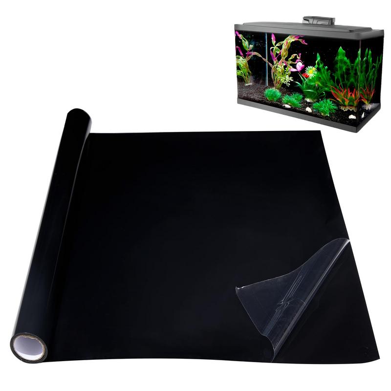 Aquarium Fish Poster - Schwarzes Aquarium Hintergrund Tapete PVC Aquarium