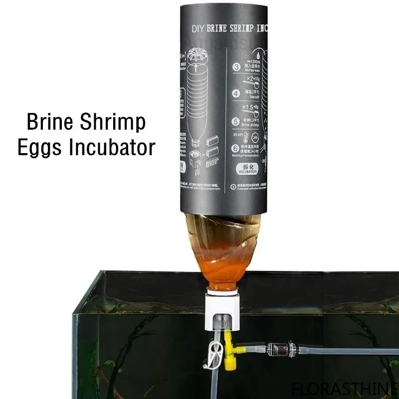 Aquarium Fish Eggs - Professioneller Salzwasser-Garnelen-Inkubator, Artemia-Aquarium, Fischfutter für Jungfische,