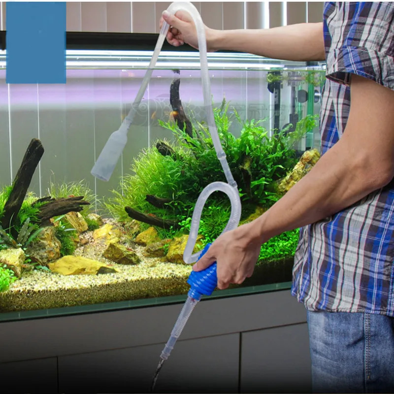 Gravel Vacuum Cleaner - Aquarium-Siphon-Staubsauger, Manueller Kiesreiniger, Wasserwechsler, Sicherer Fischbecken-Siphon-Pumpe