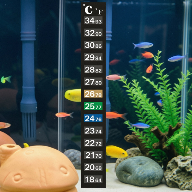 Aquarium Thermometer - 1/5 Stück Hochpräzises Thermometer für Aquarien,