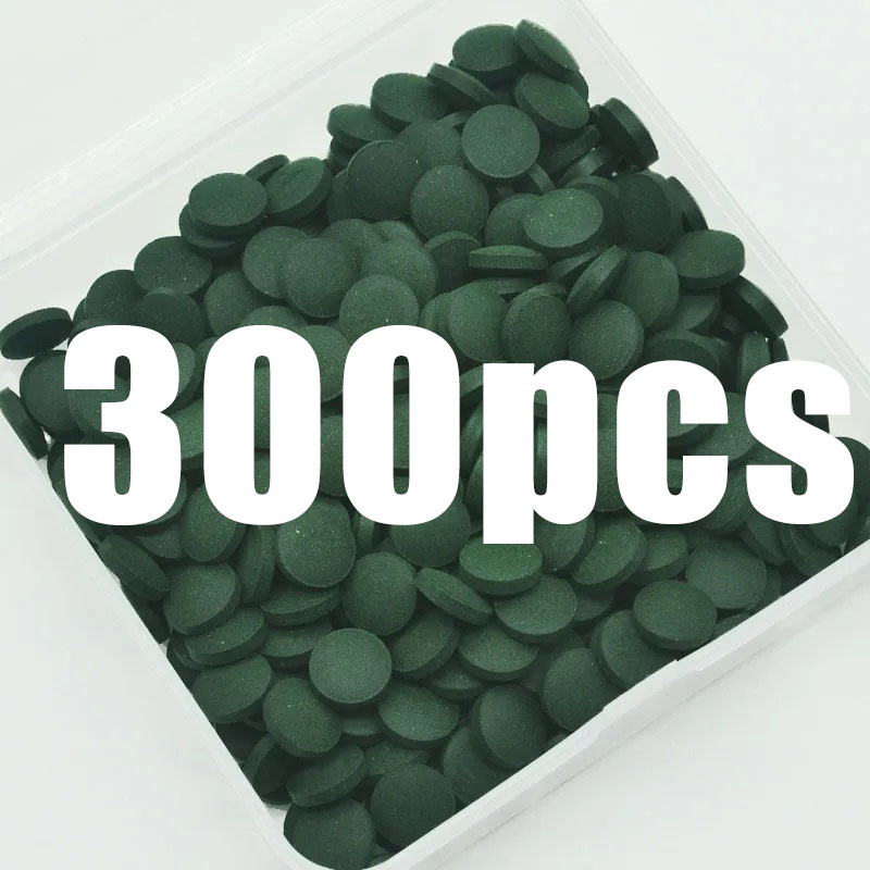Aquarium Fish Eggs - 50–300 Stück hochreine Spirulina-Tabletten, Spirale, Algen,