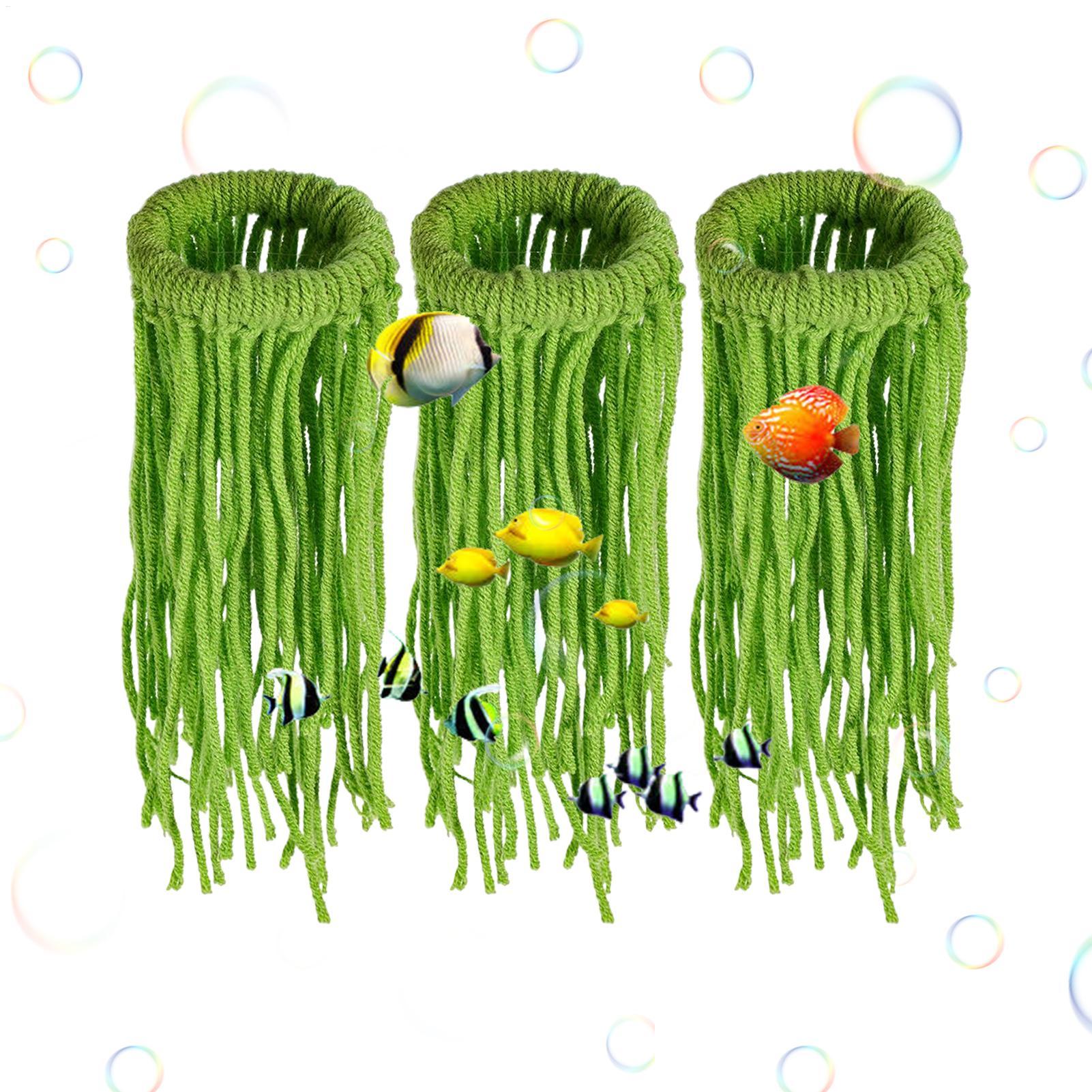 Aquarium Fish Eggs - Aquatische Pflanzen-Legehilfe, schwimmende Baumwoll-Legehilfe, Werkzeug zur