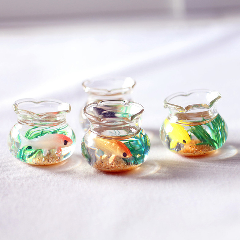 Aquarium Fish Types - Wohnaccessoire Puppenhaus Dekorative Spielzeuge Puppen-Aquarium Puppenhaus