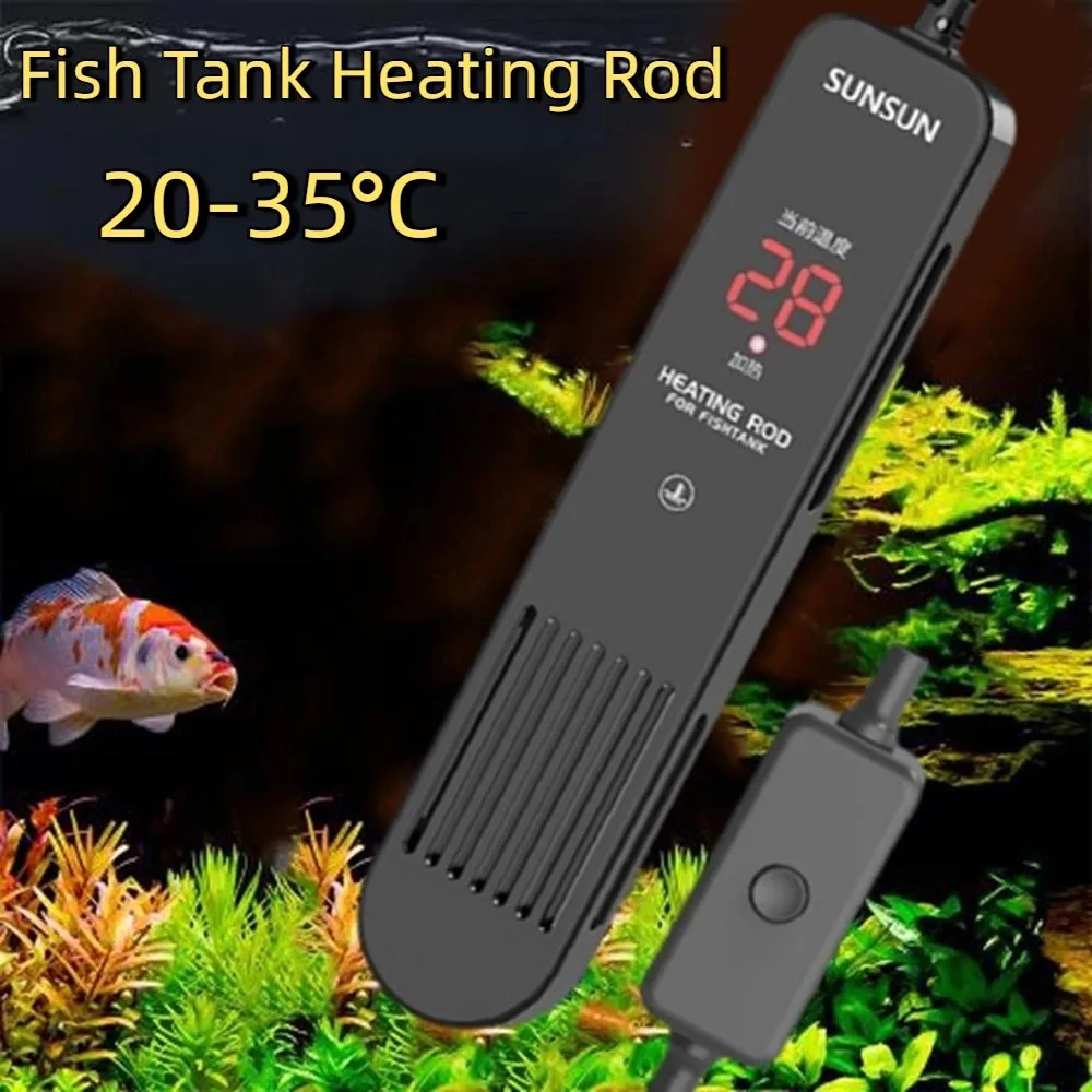 Aquarium Heater Submersible - LCD-Display 20-35 ° C Digitaler Heizstab