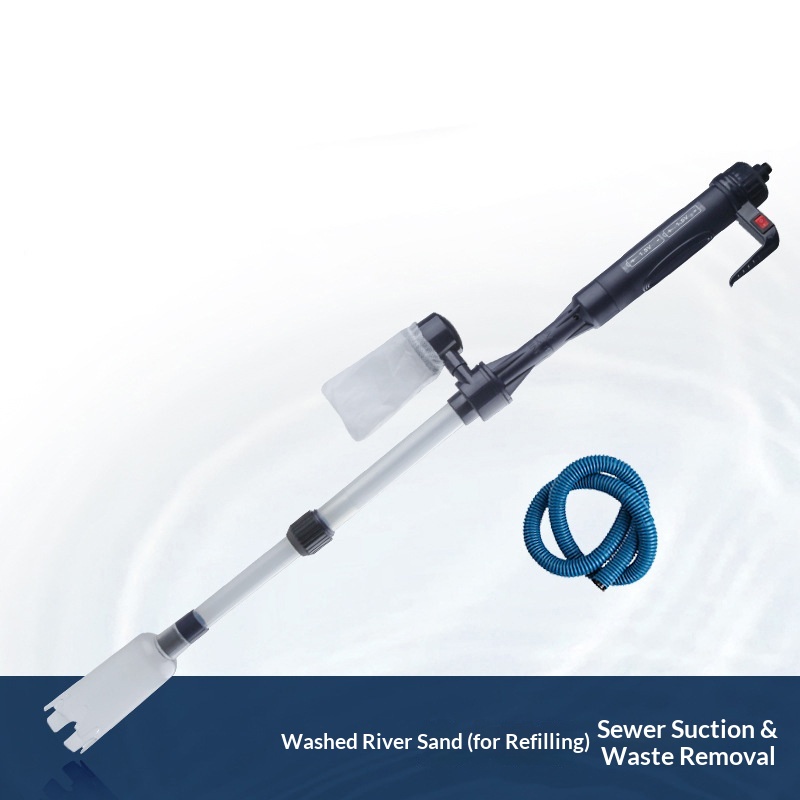 Gravel Vacuum Cleaner - 1 Set Aquarium-Sandentferner, Aquarium-Staubsauger, Wasserfilter, batteriebetriebener