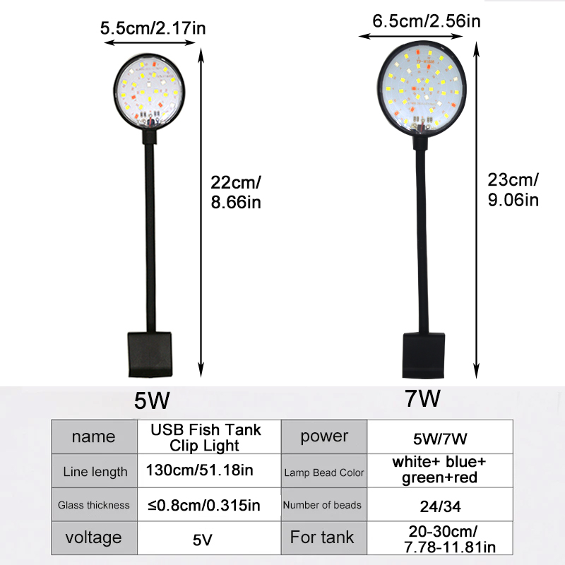 USB Aquarium LED Lampe Aquariu – Aquarium Fish Light Lamp Bewertung und Preis