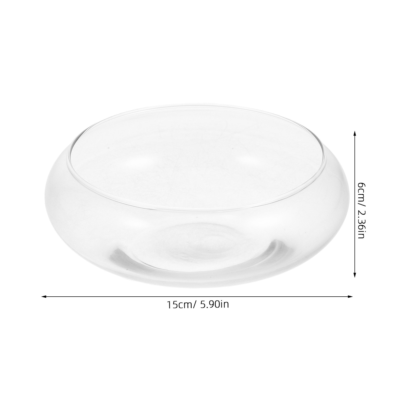 Klares Glas-Fischbecken Rundes – Aquarium Fish Goldfish Bewertung und Preis