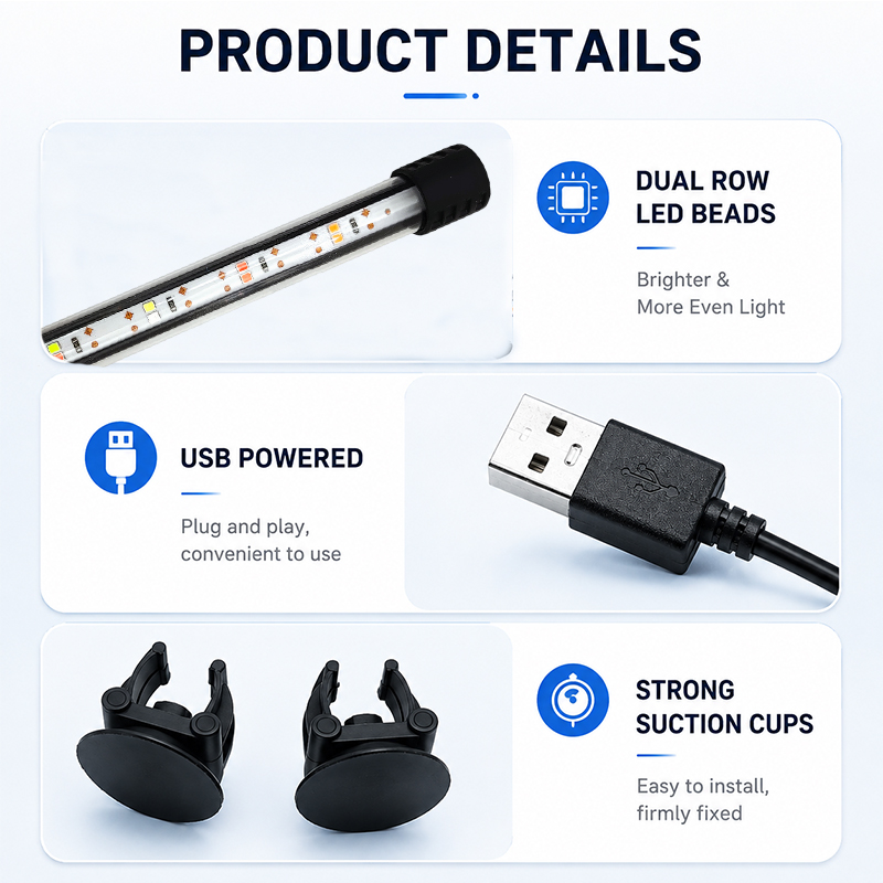 18-58cm USB Vollspektrum Aquar – Aquarium Fish Light Lamp Bewertung und Preis