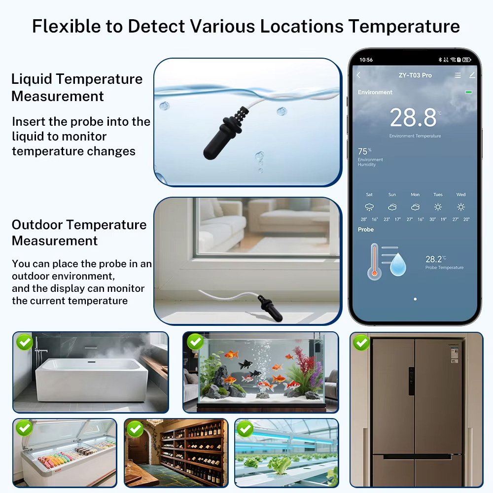 Externer Temperatur- und Feuch – Aquarium Thermometer Bewertung und Preis