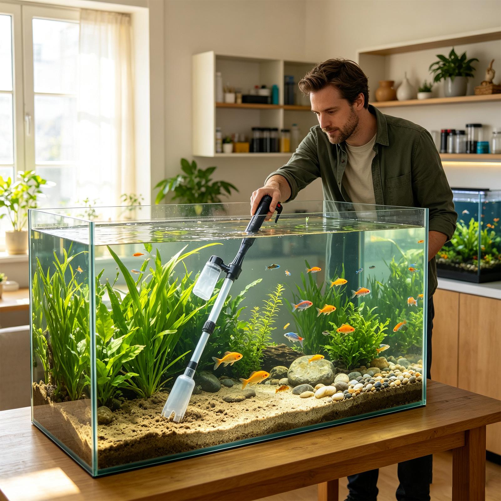 3-in-1 Aquarium-Staubsauger, K – Gravel Vacuum Cleaner Bewertung und Preis