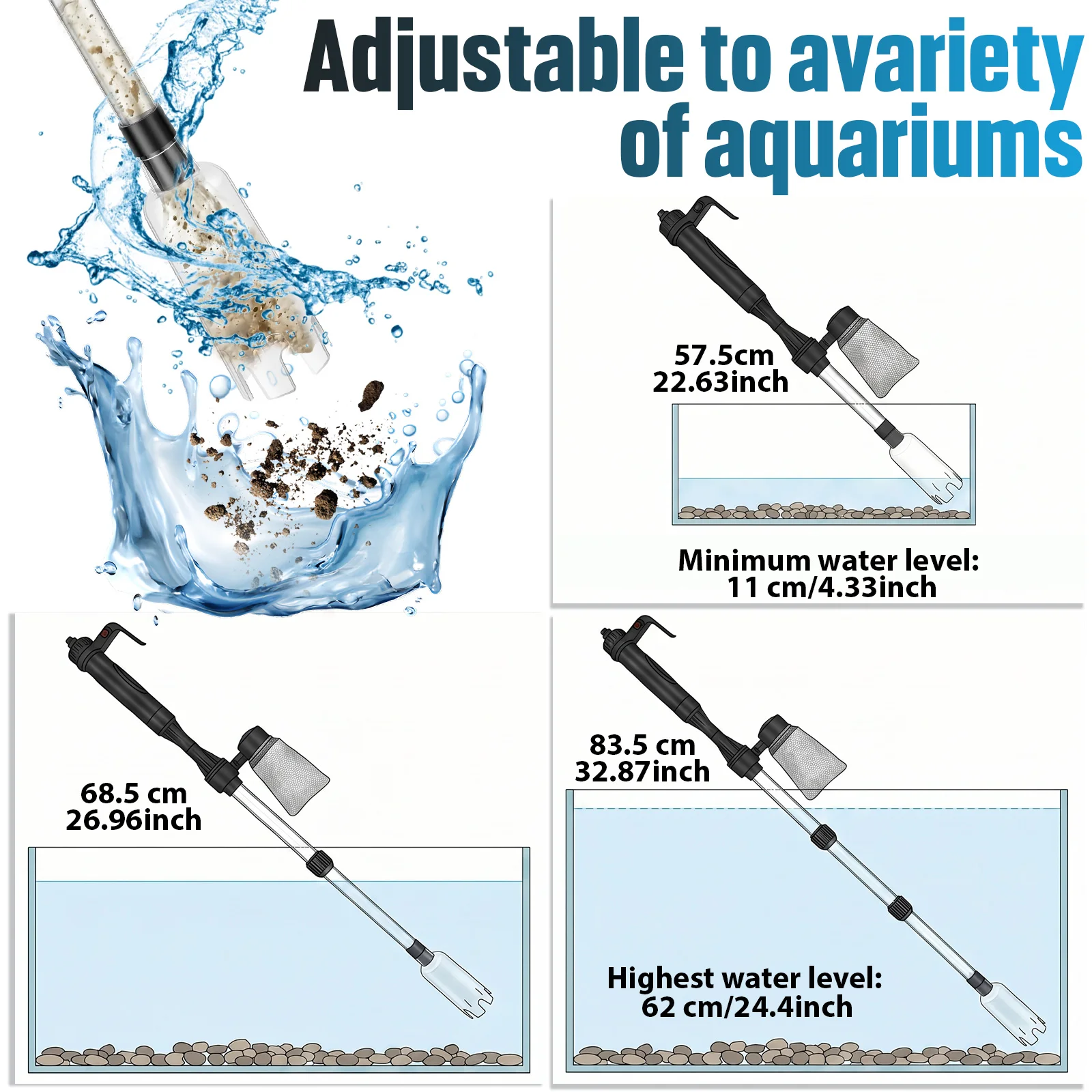Aquarium-Vakuum-Kiesreiniger 3 – Gravel Vacuum Cleaner Bewertung und Preis