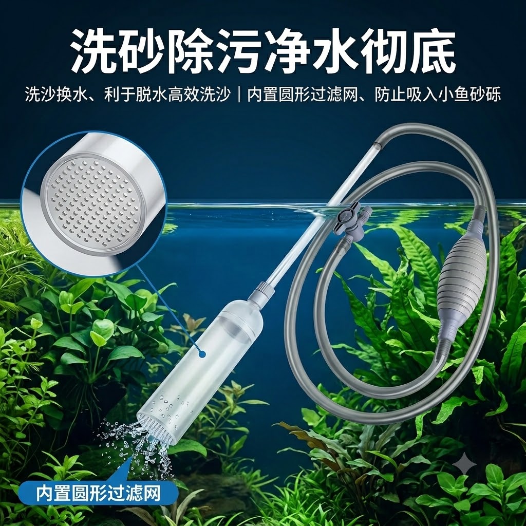 Aquarium-Siphon, Manueller Was – Gravel Vacuum Cleaner Bewertung und Preis