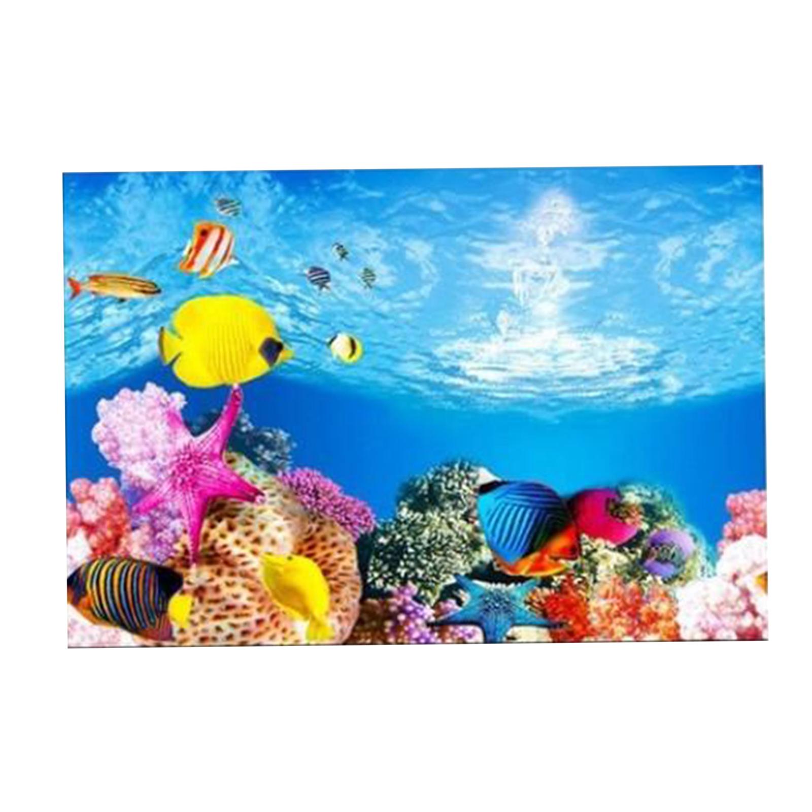 3D-Effekt Aquarium-Hintergrund – Aquarium Fish Poster Bewertung und Preis