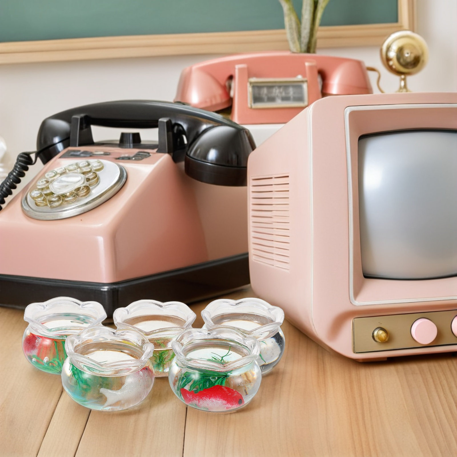 5 Stück Mini-Aquarium mit real – Aquarium Fish Goldfish Bewertung und Preis